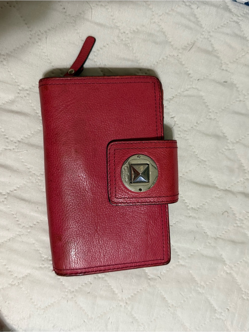 Kate spade pink medium sized wallet